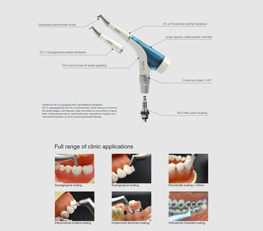 Voldent Airjet 2 zoutstraler (Kavo Multiflex)